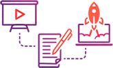 Cursos, trabalhos e startups